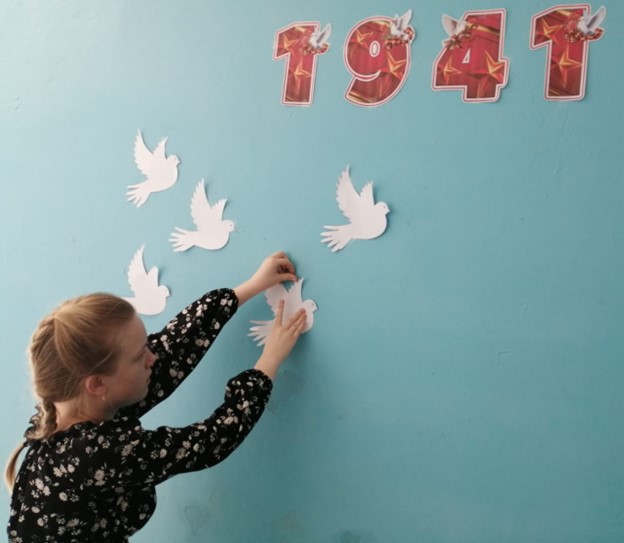 Акция «Голубь Победы».