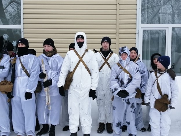 30.01.24г. Учащиеся Пионерской СОШ участвовали в военно- патриотической игре «Зарница» посвященная 81 годовщине Победы советского народа в Сталинградской битве.